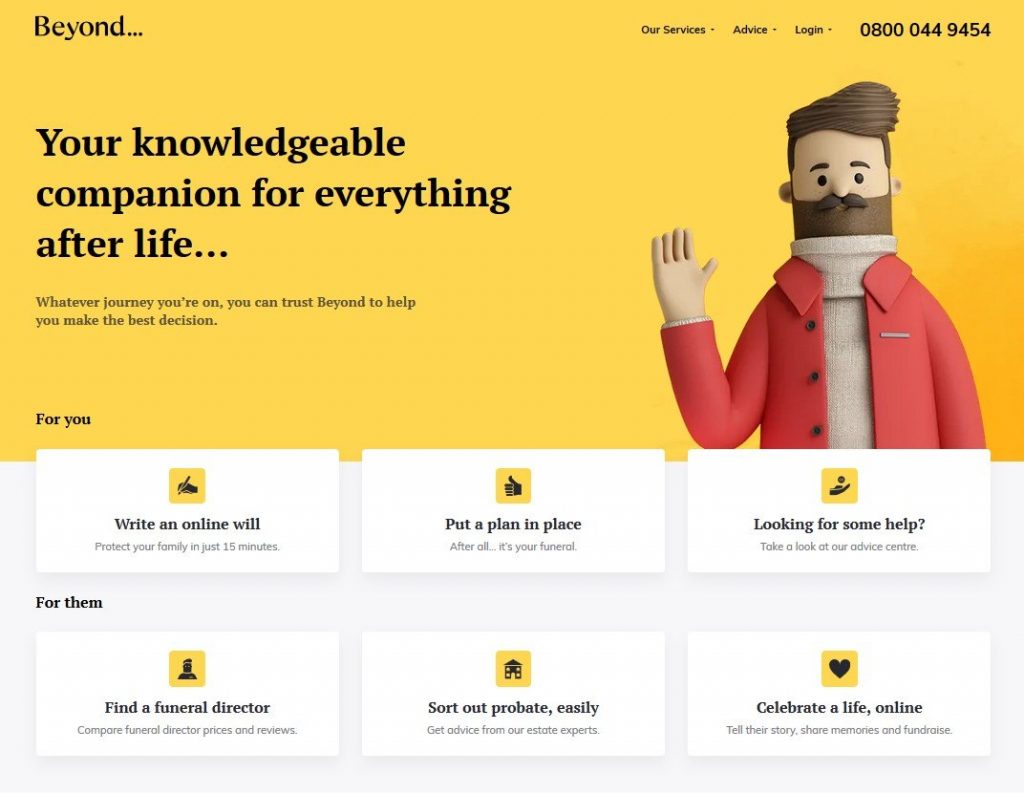 Beyond services Beyond services page
